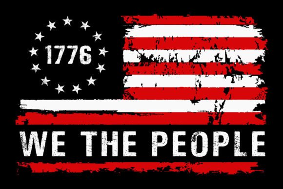 1776 Betsy Ross We the People Design: Unleash American Heritage