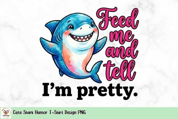 Adorable Shark Humor: A PNG Design for Every Project