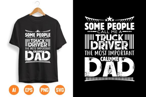 Celebrate Dad: The Ultimate Truck Driver Father's Day Design