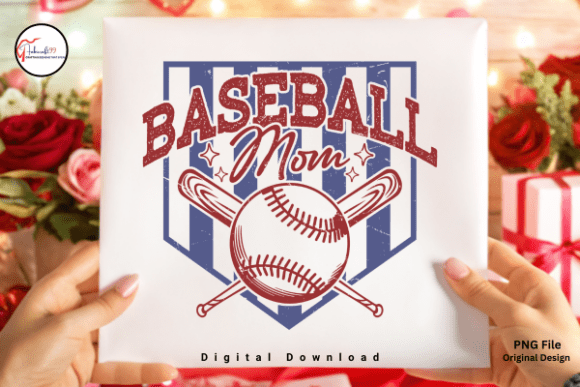 Celebrate the Season: Crafting with Baseball Mom PNG Graphics