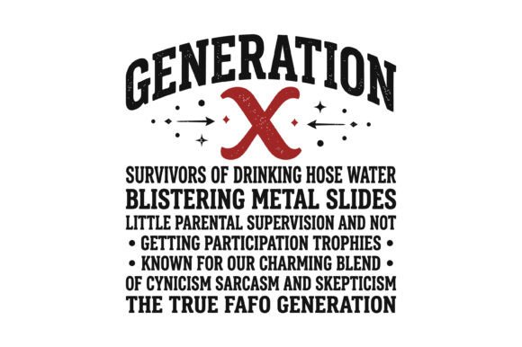 Generation X Vintage Survivor: A Typeface with Grit and Humor