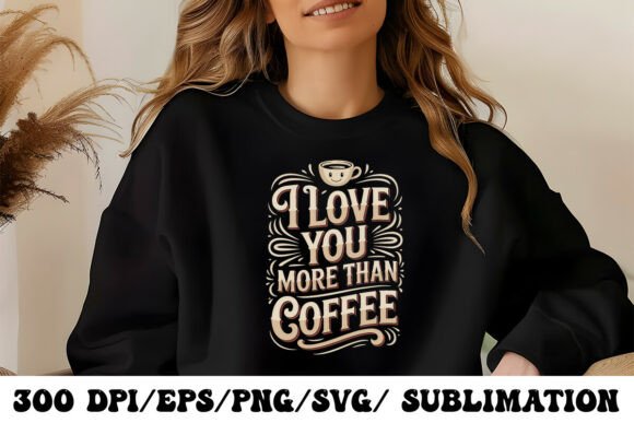 Love You More Than Coffee: A Design That Speaks Volumes