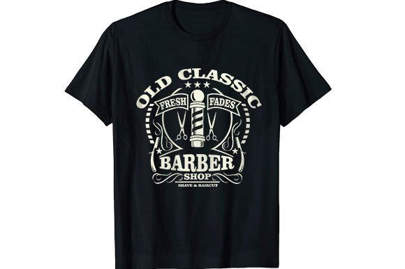Old Classic Barber T-shirt Design: A Timeless Asset for Your Brand