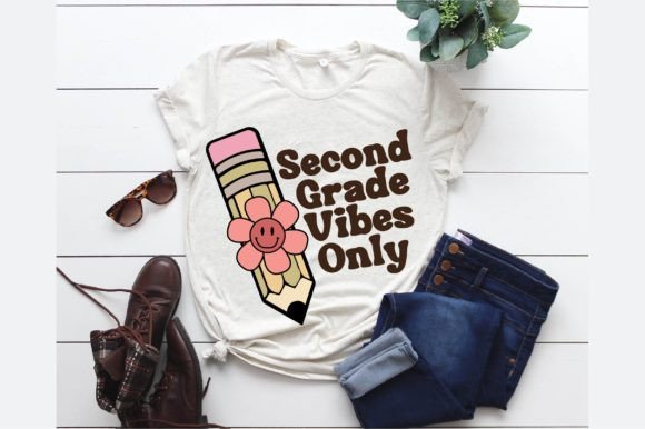 Second Grade Vibes Only: Your Go-To Design for School Spirit