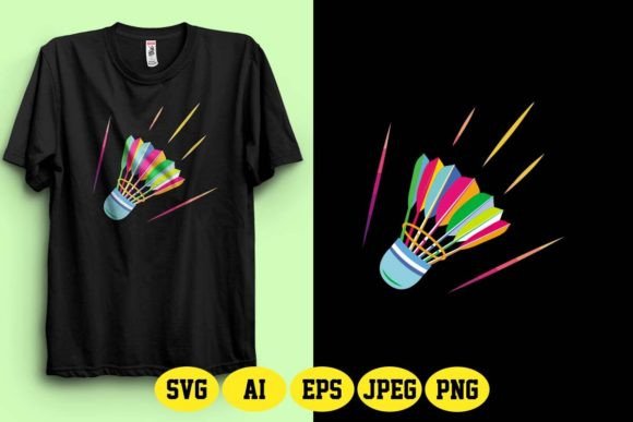 Shuttlecock Badminton SVG: Your Next Bestselling Tee Design