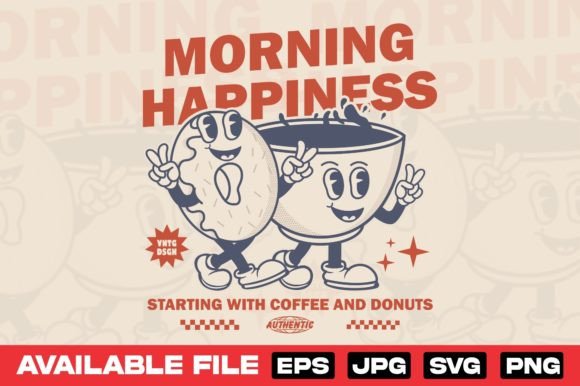 Sweet Street: Nailing the Retro Coffee and Donut Aesthetic