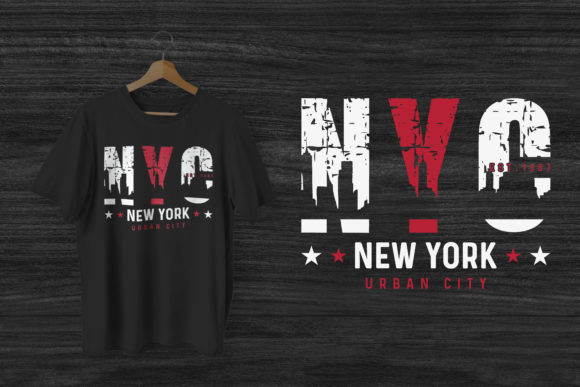 T-shirt Design NYC NEW YORK Urban City: Capture the City's Soul