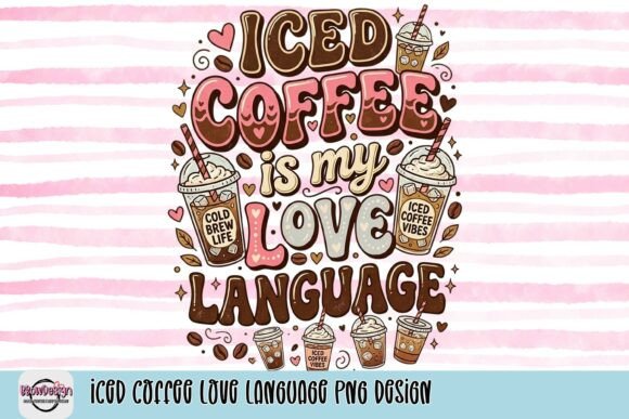 Unleash Your Caffeine Creativity with This Iced Coffee PNG Design